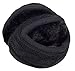 Knolee Unisex Knit Foldable EarMuffs Plus velvet Ear Muffs Winter Outdoor EarMuffs,Black