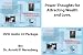 Power-thoughts for Attracting Wealth and Love, DVD & Audio Cd Package