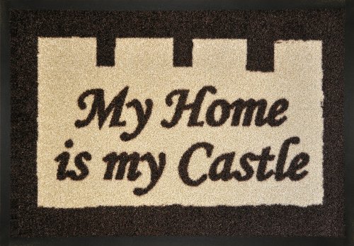 Preisl&ouml;we 033684 Fu&szlig;matte My home is my castle 50 x 70 cm