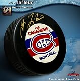 Guy Lafleur Montreal Canadiens Autographed/Hand Signed Hockey Puck