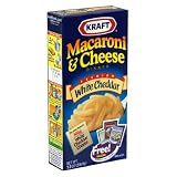 Kraft Macaroni and Cheese, White Cheddar, 7.3-Ounce Boxes (Pack of 24)