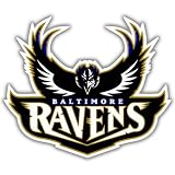 Baltimore Ravens NFL Football car bumper sticker 5"x 4"