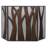 Tree Trunk Fire Screen