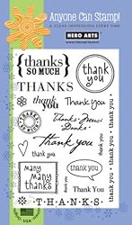 Hero Arts Thank You Messages Stamp Set