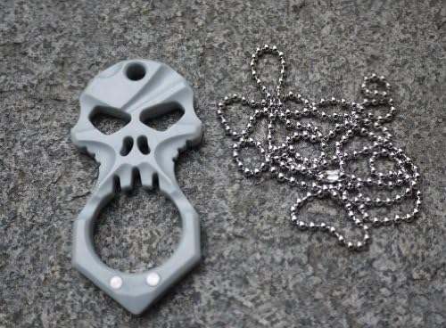 Ftbstyle Skull Zombie Self Defense Edc Tools Chain for Protect and Broke Window