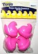 Peeps Novelty Candy Container, Set of 4, Pink Chicks (1 Set)