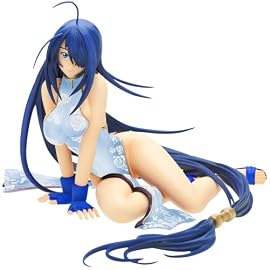 一騎当千 関羽雲長 DVD BOX版チャイナドレスver. 宮沢模型限定版 ライトブルーカラー (1/7スケールPVC塗装済み完成品)