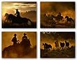 Horses Set (Four Prints) by Bobbie Goodrich 24"x18" Art Print Poster