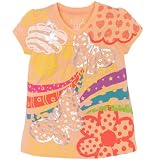 The Childrens Place Big-Girls Taffy Artsy Print Babydoll