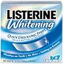 Listerine Whitening Quick Dissolving Strips, Clean Mint Flavor, 56-Count Strips