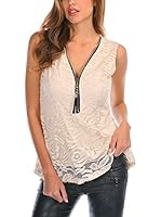 Vanille et Chocolat Blusa Joey (Beige)