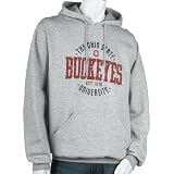 Soffe Ohio State Oxford Hoodie with Print Logo (Large, Oxford Gray)