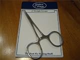 Angler's Image 5 Straight Silver Forceps