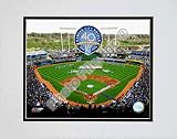 Kauffman Stadium "2009 with 40th Anniversary" Logo Double Matted 8Ó x 10Ó Photograph (Unframed)