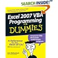 Excel 2007 VBA Programming For Dummies (For Dummies (Computer... by John Walkenbach and Jan Karel Pieterse