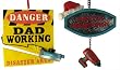 Set Of 2 Master Handyman Dad Christmas Ornaments