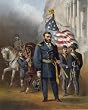 General Grant at the U.S. Capitol - ca. 1868 Lithograph by Charles H. Crosby - 16x20-inch - Fine-Art-Quality Photographic Print of an Image from the Library of Congress Collection