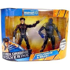 X-Men Origins Wolverine Trilogy Collection 2-Pack Wolverine and Beast