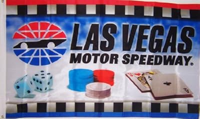 New 3Ftx5Ft Las Vegas Motor Speedway Gambling Banner Nascar Flag