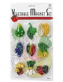 Bulk Buys HR018 Vegetable Magnet 9Pc - Pack of 96