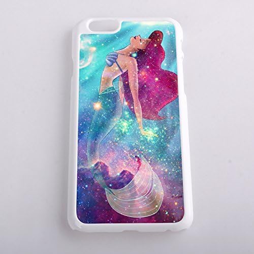 Vogueline Ariel Little Mermaid galaxies Design Hard Case Cover Skin for iphone 6 case iphone 6plus iphone 5 5s 4 4s iphone 5c Samsung Galaxy S5 S3 S4 note 2 note3 note4 (Case for iPhone 6plus(White Hard))