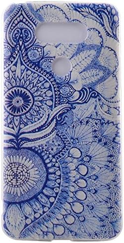 G5 Case,LG G5 Soft Tpu Case, "HTD CASE"[Slim Fit] [Scratch Resistant] Hybrid TPU Bumper Hard Back Clear Case With A "Anti-dust Stopper" for LG G5 (Flower)