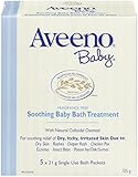 Aveeno Baby Eczema Therapy Soothing Baby Bath Treatment, 5 Count