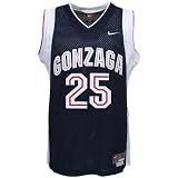 Nike Gonzaga Bulldogs #25 Navy Blue Tackle Twill Basketball Jersey