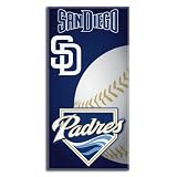 San Diego Padres MLB Fiber Reactive Beach Towel (Emblem Series) (60x30")