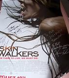 Jason Behr, Natassia Malthe, Shawn Roberts & Stan Winston autographed Skinwalkers full size poster