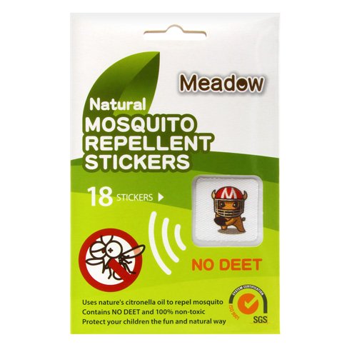 Meadow Natural Mosquito Repellent Stickers (Buffalo) (18 pcs) Meadow Natural Mosquito Repellent Stickers (Buffalo) (18 pcs)