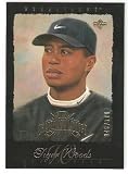 2003 Upper Deck Renditions Gold 100 Tiger Woods - (Serial #D To 100 - Golf Cards)