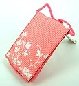U-Bop BeachPOUCH Velcro Flip Carrying Case (Pink) With Storage For BlackBerry Bold