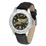 Purdue Boilermakers NCAA Anochrome Competitor Mens Watch (Poly/Leather Band)