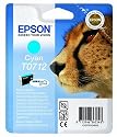 Epson T0712 Original Durabrite Cyan Ink Cartridge