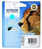 Epson T0712 Original Durabrite Cyan Ink Cartridge