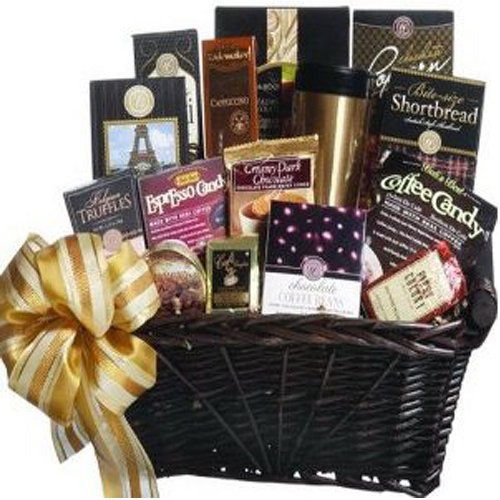 Coffee Connoisseur Gourmet Food Gift Basket from Art of