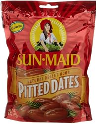 Sun Maid Pitted Dates, 8-Ounce Pouches (Pack of 5)