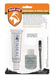 McNett Aquaseal Urethane Repair Adhesive and Sealant Tube with Cotol (3/4-Ounce, 240 1/2 fl Ounce)