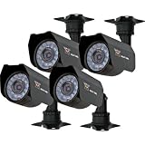Buy 4-Pack Of Ccd Cameras With 45' Of Night Vision Vandal-Proof by Night Owl Optics