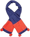 LEBIG Baby Girls' Dot Knit Scarf - Supportive Blue - One Size