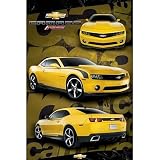 (24x36) Chevrolet Camaro RS Car Art Poster Print