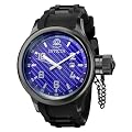 Invicta Men's 0554 Russian Diver Collection Carbon Fiber Black Rubber Watch