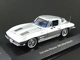 コルベット・スティングレー 63 シルバー (1/43 KBI016)