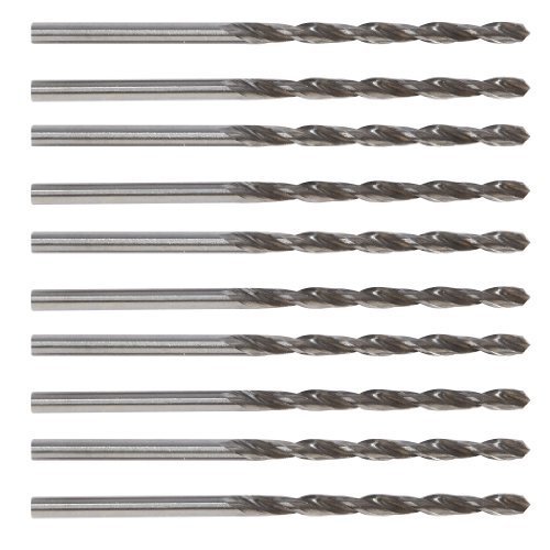 10pc High Speed Steel Twist Drill Wire Size 78 (0.41mm /0.016in) Jewelry Tools