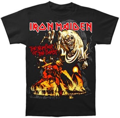 Global Men's Iron Maiden Number Of the Beast T-Shirt