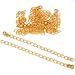 10 Real Gold Plated Necklace Chain Extenders 3 In. New