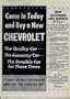 "Come in Today and Buy a New CHEVROLET - NEW Car Rationing Rules Announced By O.P.A" ..... 1943 Chevrolet Ad, A2539