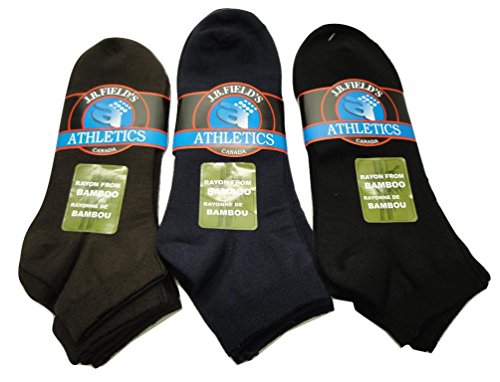 Women's Rayon from Bamboo Low-cut 3PK Sport Socks (5-9 Shoe)