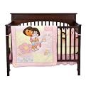 Dora the Explorer 4 Piece Baby Crib Bedding Set by Baby Boom